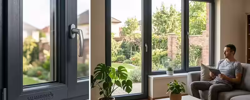 Tâmplărie PVC Salamander BluEvolution 92 — ferestre și uși PVC nZEB, Neofort BIZ București